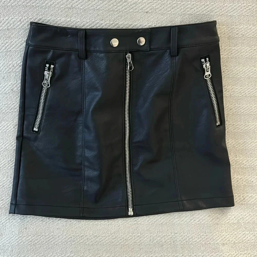 Poster Girl Black Mini Skirt